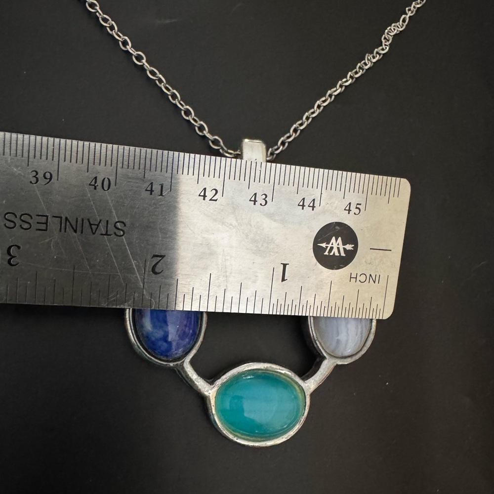 Simon Sebbag Sterling silver gemstone pendant - Picture 6 of 7